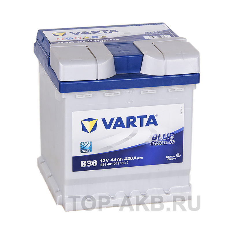 Автомобильный аккумулятор Varta Blue Dynamic B36 44R 420A 175x175x190