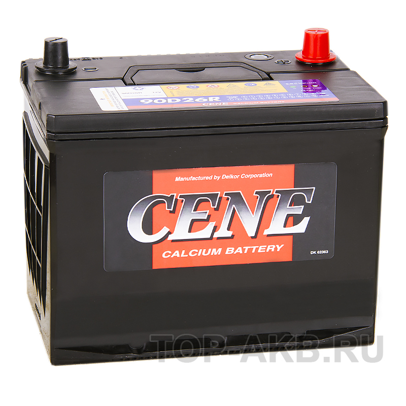 Автомобильный аккумулятор Cene 90D26R (80L 680A 260x173x225)