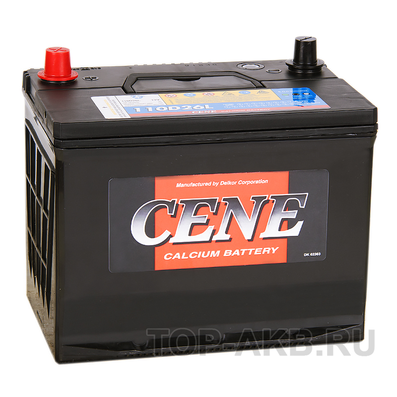 Автомобильный аккумулятор Cene 110D26L (90R 680A 260x173x225)