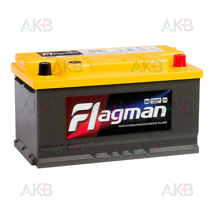 Автомобильный аккумулятор Flagman 80SR 80R 800A 315x175x175