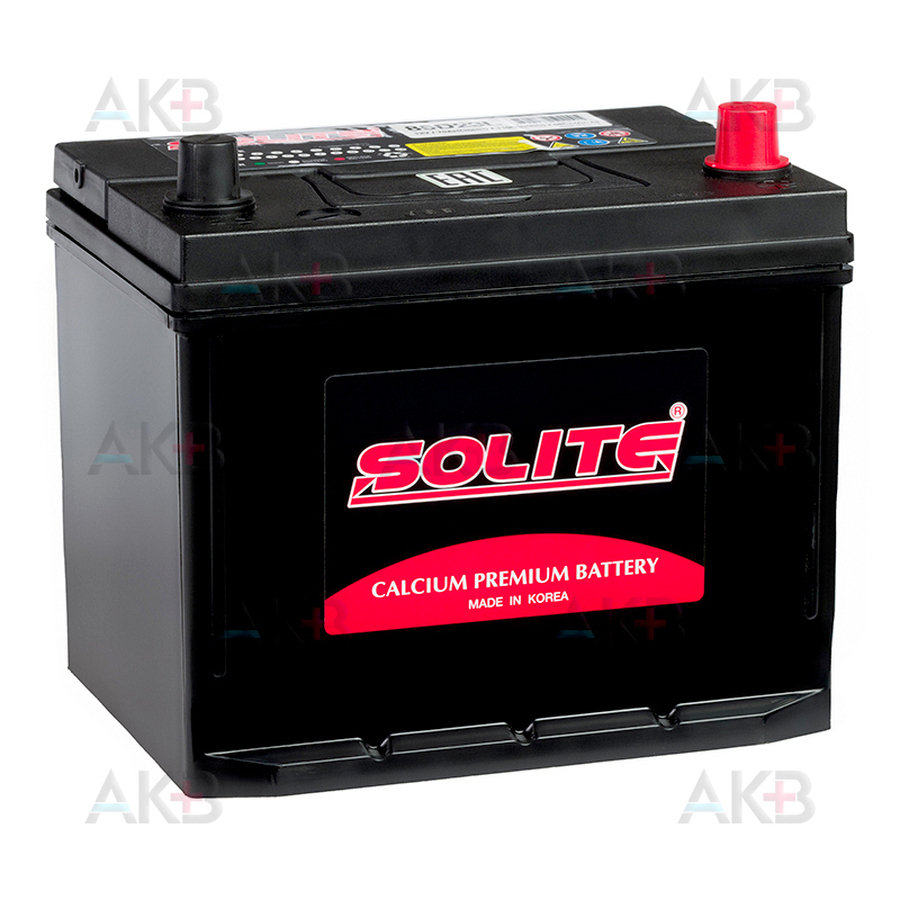 Автомобильный аккумулятор Solite 85D23L с бортиком (70R 580A 230x168x200)