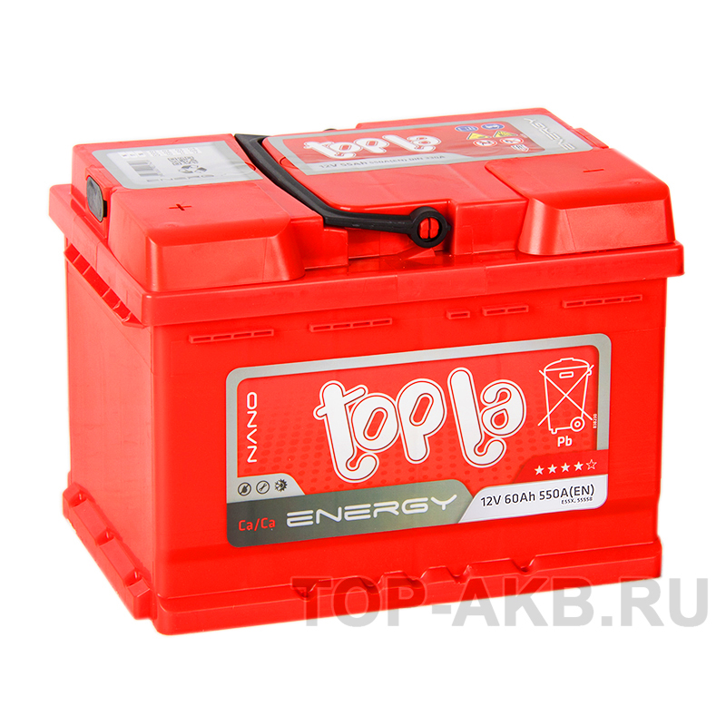 Автомобильный аккумулятор Topla Energy 60L (550A 242x175x175) 108155 55558