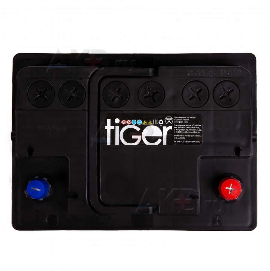 Автомобильный аккумулятор Tiger 60R 480A 242x175x190