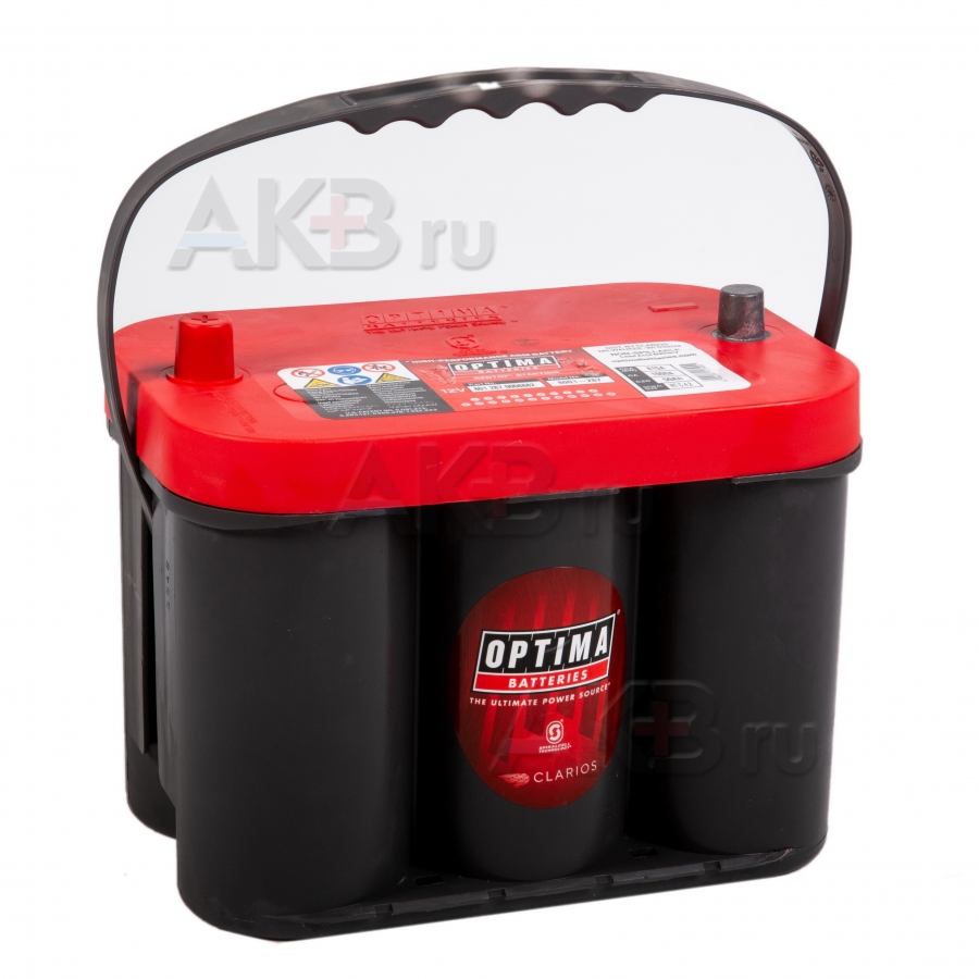 Автомобильный аккумулятор OPTIMA Red Top 50 Ач 815А (254x175x200) RT C 4.2 - 8001-287