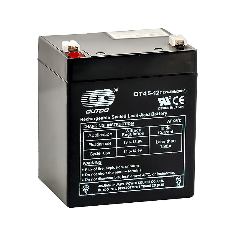 Аккумуляторная батарея OUTDO VRLA 12V 4.5 Ah (OT4.5-12) 90x70x102