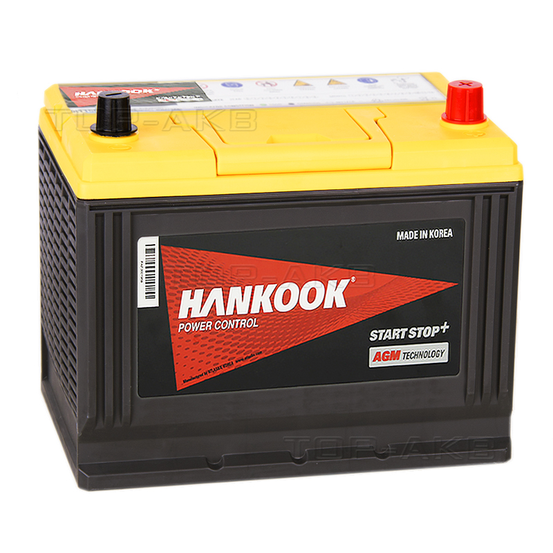 Автомобильный аккумулятор Hankook AGM 65D26L (75R 750A 260х173х225) Start Stop Plus