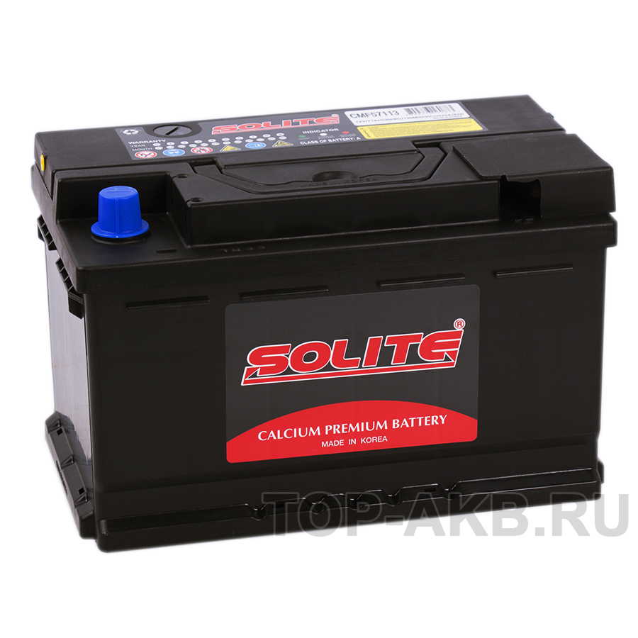 Автомобильный аккумулятор SOLITE 57113 (71R 690А 275x174x174)