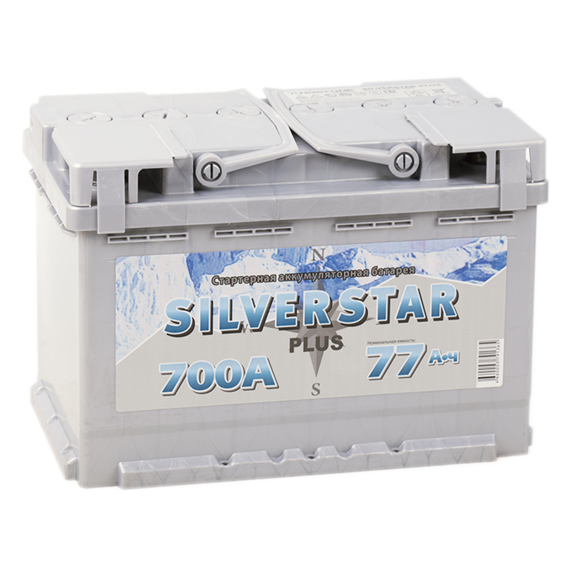 Автомобильный аккумулятор Silverstar Plus 77L 700A 276x175x190