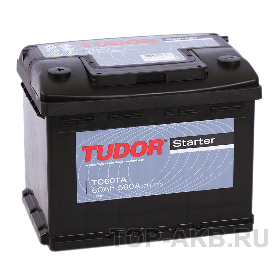 Автомобильный аккумулятор Tudor Starter 60L (500A 242x175x190) TC601А