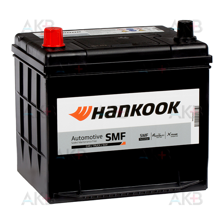Автомобильный аккумулятор Hankook 26-550 (60L 550A 206х172х205)
