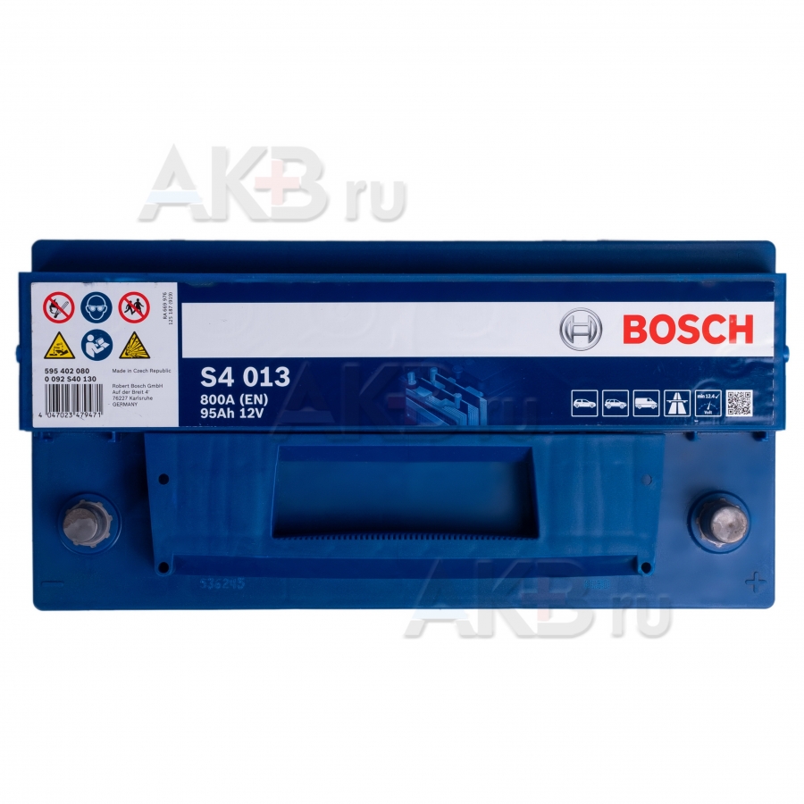 Автомобильный аккумулятор Bosch S4 013 95R 800A 353x175x190