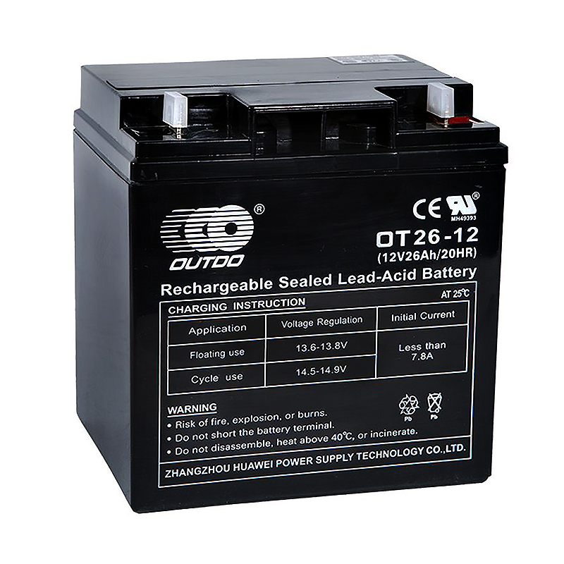 Аккумуляторная батарея OUTDO VRLA 12V 26 Ah (OT26-12) 166x175x125