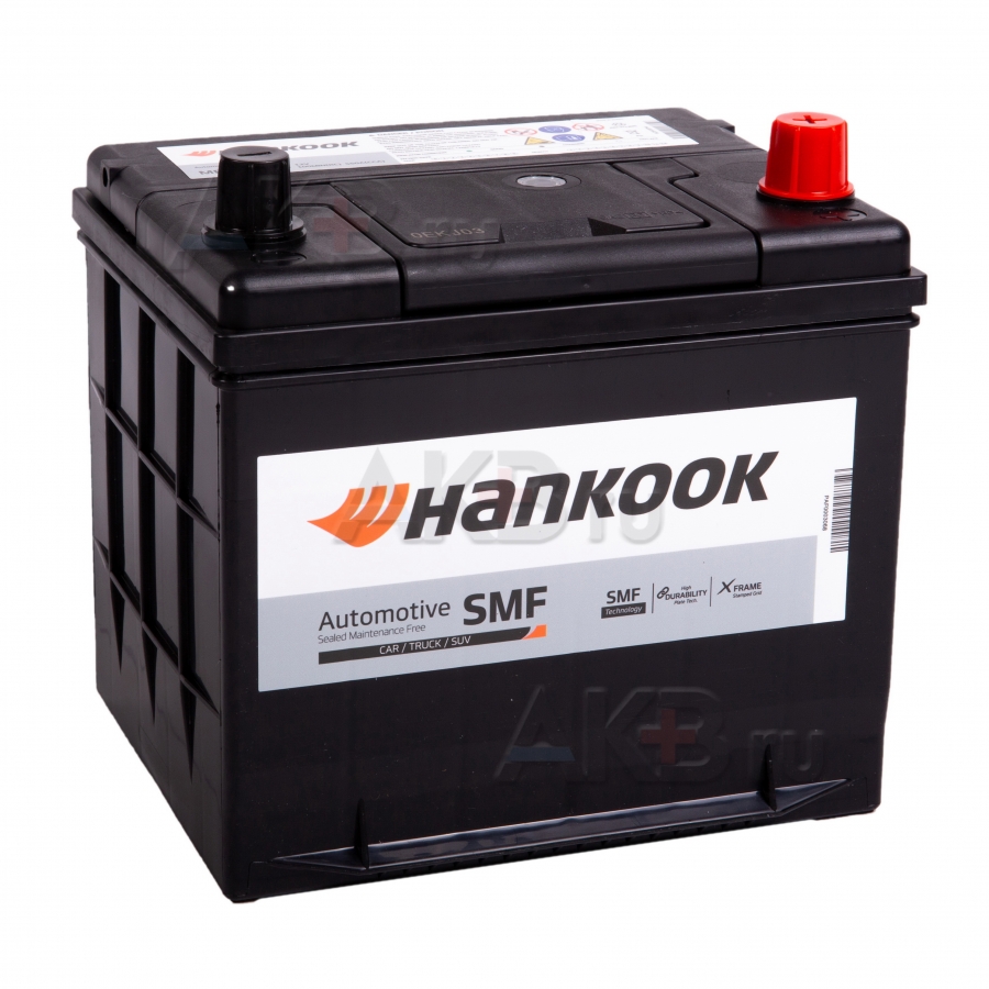 Автомобильный аккумулятор Hankook 26R-550 (60R 550A 206х172х205)