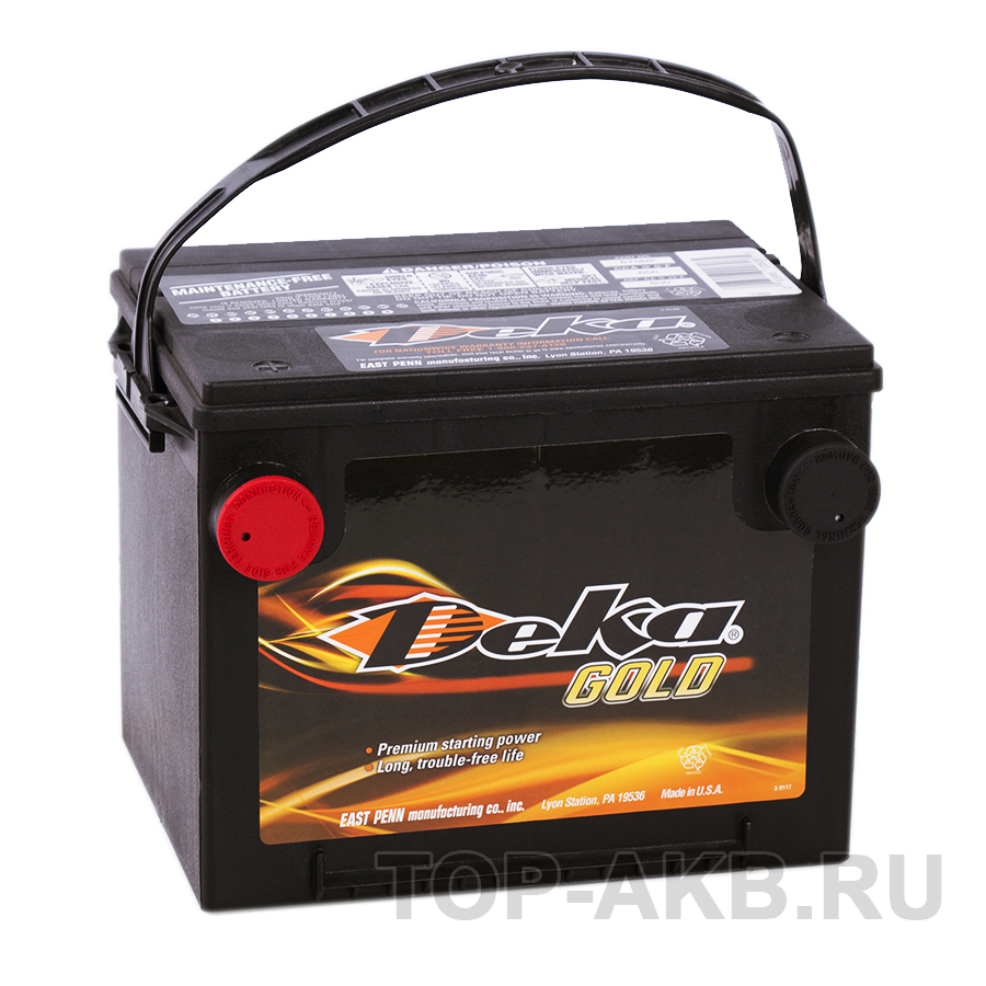 Автомобильный аккумулятор Deka 675MF 12V 60Ah (650A 230x176x184) боковые клеммы