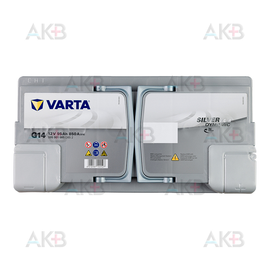Автомобильный аккумулятор Varta Silver Dynamic AGM G14 95R (Start-Stop) 850A 353x175x190