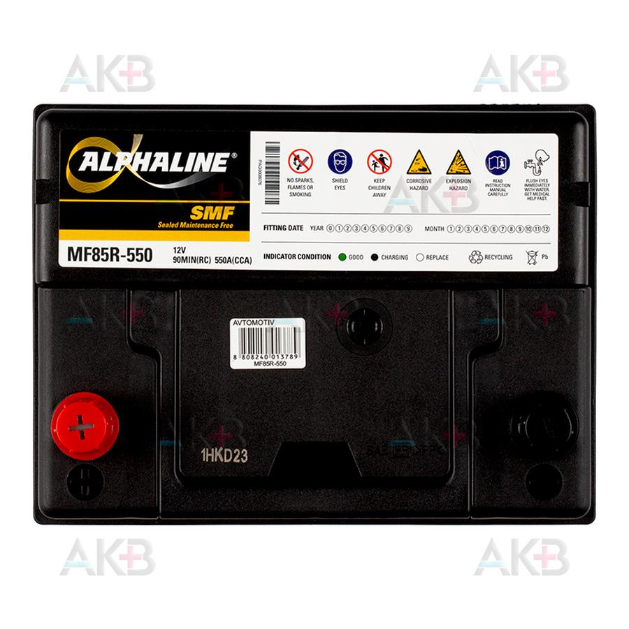 Автомобильный аккумулятор Alphaline SD 85R-550 (70L 550 230x172x204)