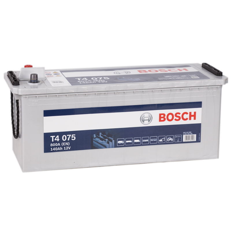 Автомобильный аккумулятор Bosch T4 075 140 евро 800A 513x189x223
