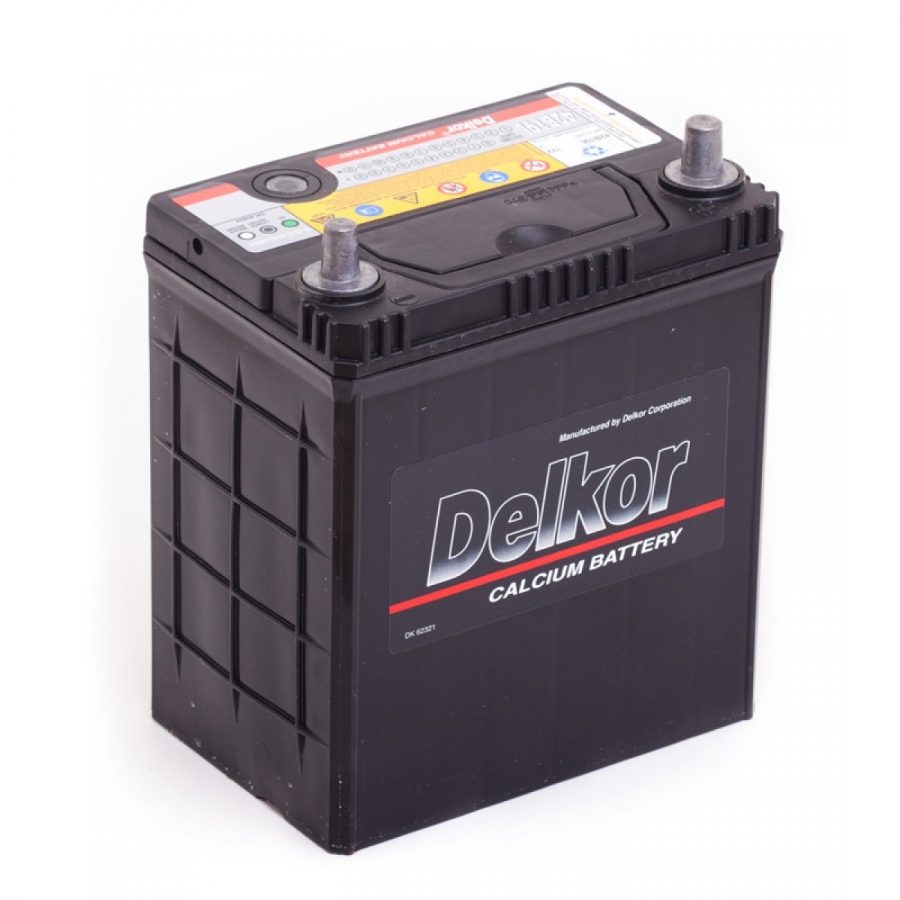 Автомобильный аккумулятор Delkor 42B19L (40R 340A 187x127x227)