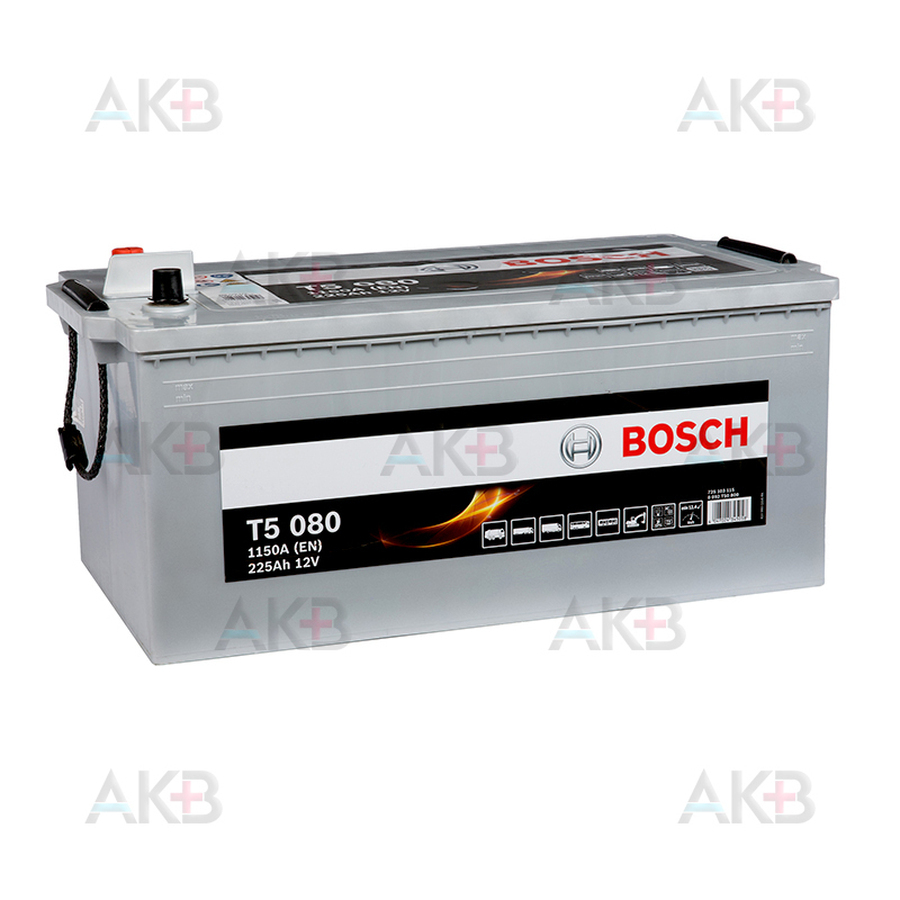 Автомобильный аккумулятор Bosch T5 080 225 евро 1150A 518x276x242