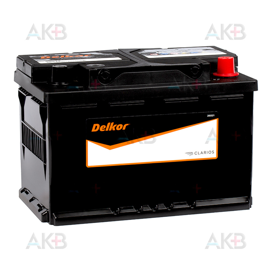 Автомобильный аккумулятор Delkor 58014 (80R 780A 278x175x190)