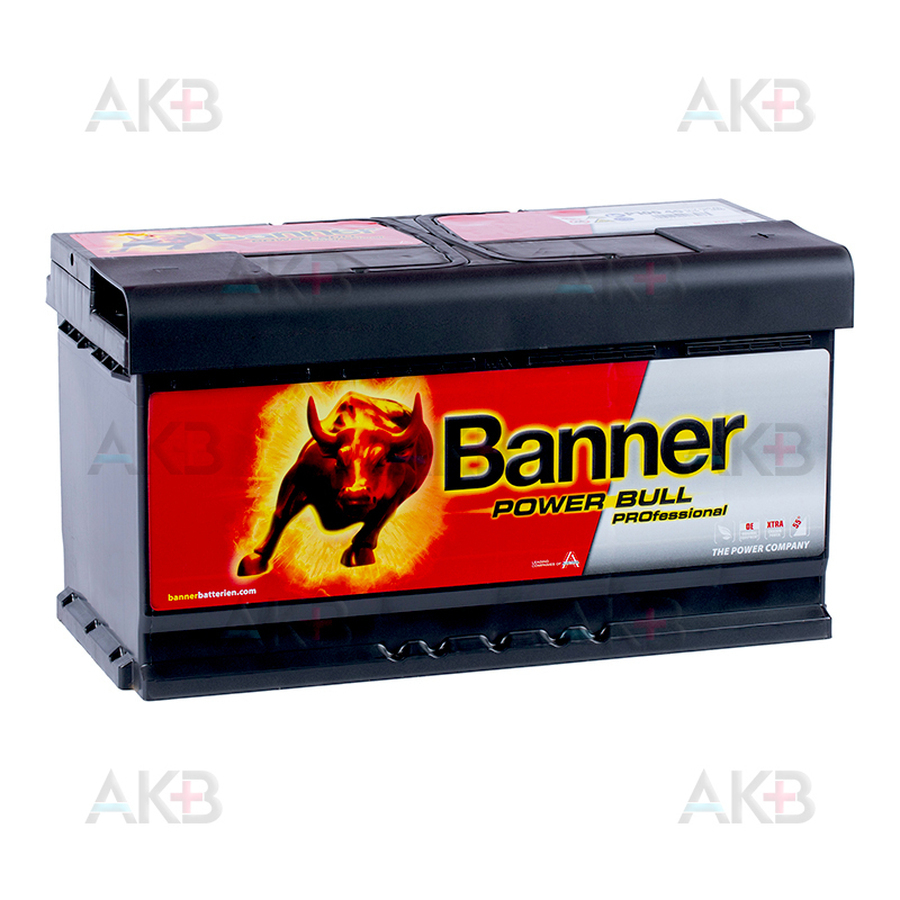 Автомобильный аккумулятор BANNER Power Bull Pro (100 40) 100R 820A 353x175x190