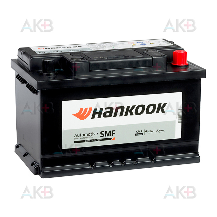 Автомобильный аккумулятор Hankook 57113 (72R 640A 278х175х175)
