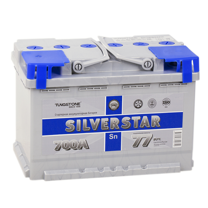 Автомобильный аккумулятор Silverstar 77L 700A 276x175x190
