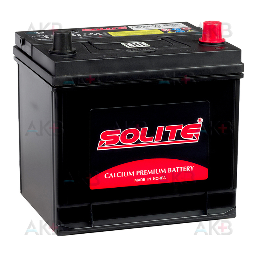 Автомобильный аккумулятор Solite CMF 26R-550 (60R 550А 206x172x205)