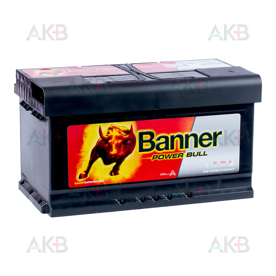 Автомобильный аккумулятор BANNER Power Bull (80 14) 80R 700A 315x175x175