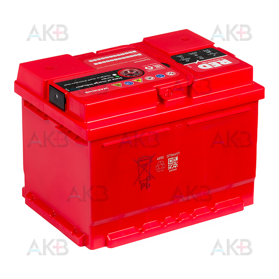 Автомобильный аккумулятор Red 60R низкий (520A 242x175x175)