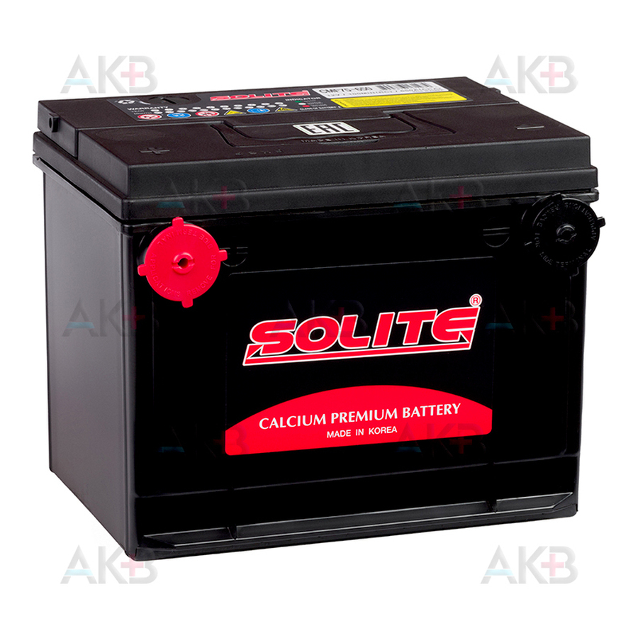 Автомобильный аккумулятор Solite 75-650 (75L 630А 230x179x184) боковые клеммы