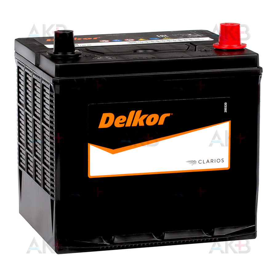 Автомобильный аккумулятор Delkor 26R-550 (60R 550А 206х172х205)
