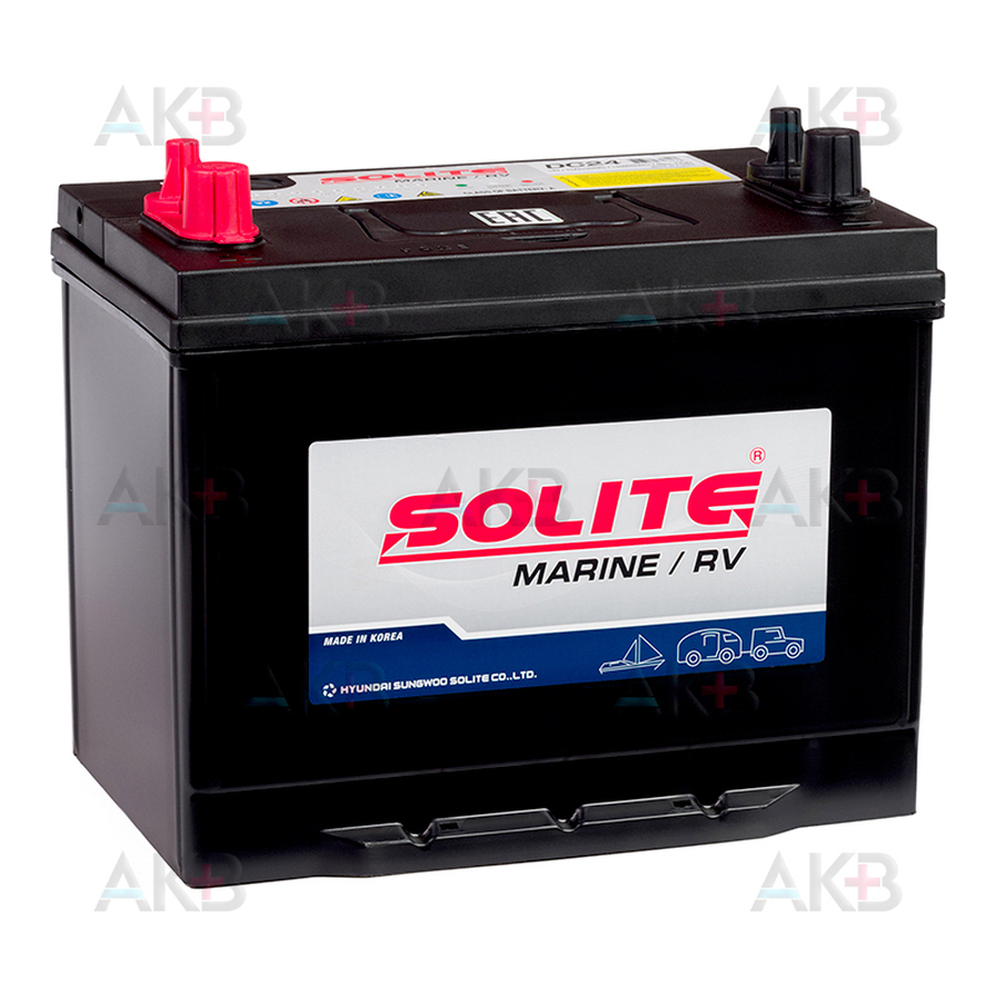 Автомобильный аккумулятор Solite MARINE DC24 (70 Ah 550A 260x173x225)