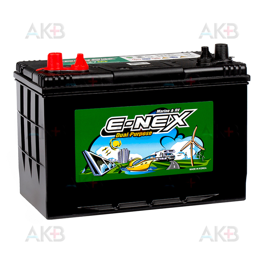 Автомобильный аккумулятор E-NEX Marine XDC27MF 90Aч 750A (302x172x200)
