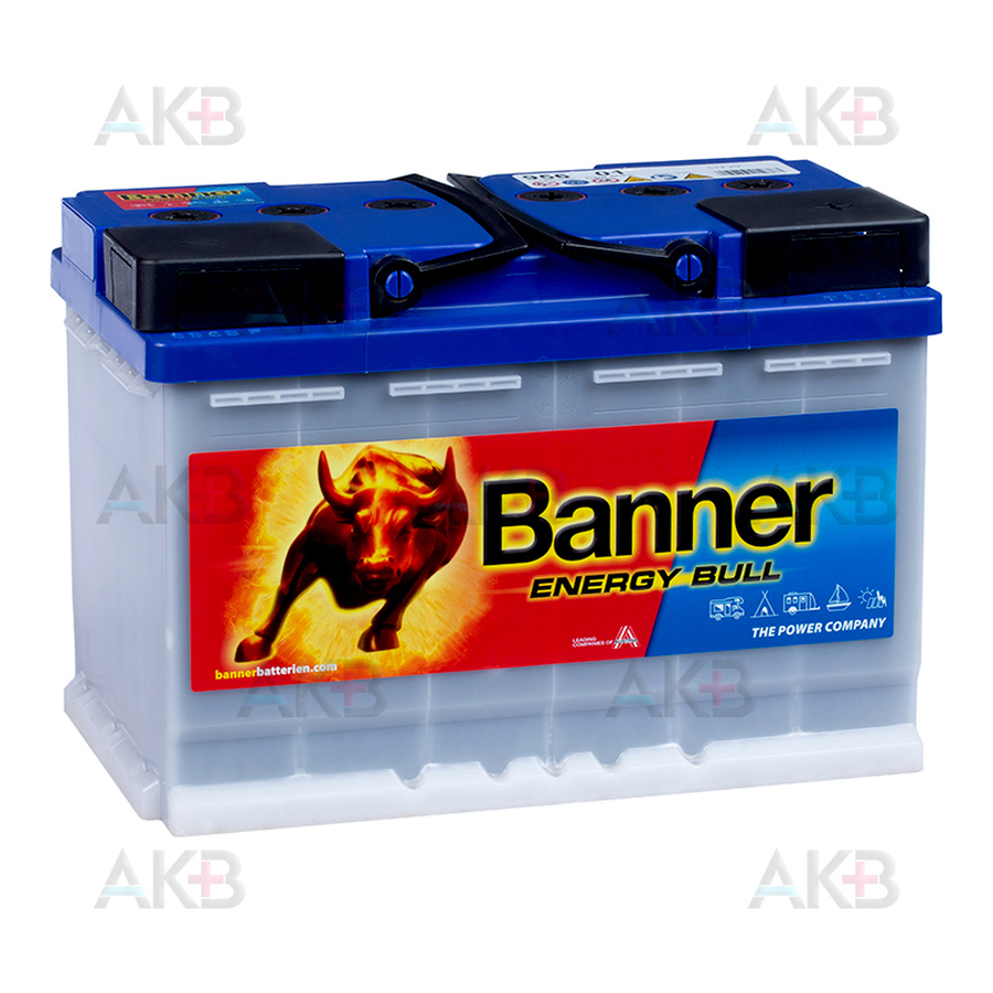 Автомобильный аккумулятор BANNER Energy Bull (956 01) 12V 80Ah 278x175x190