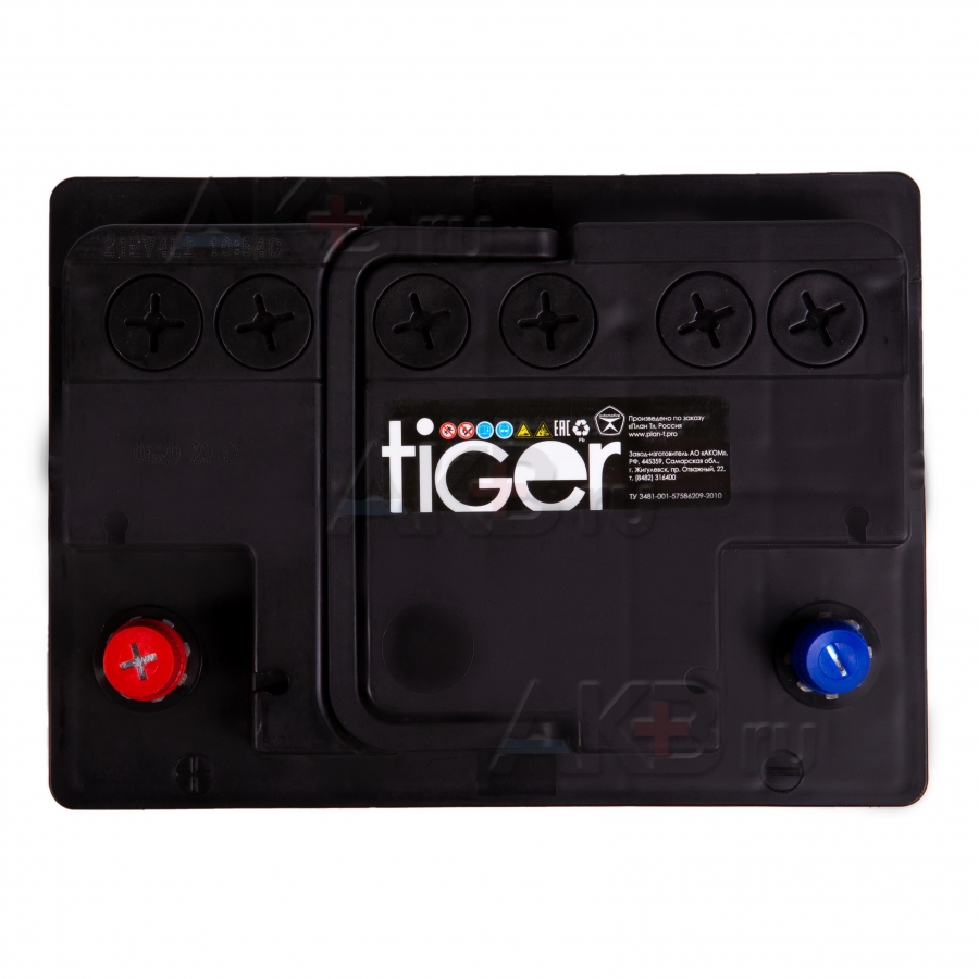 Автомобильный аккумулятор Tiger 60L 480A 242x175x190