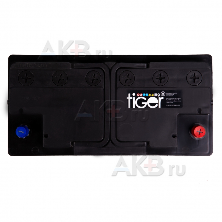 Автомобильный аккумулятор Tiger 90R 750A  (353x175x190)