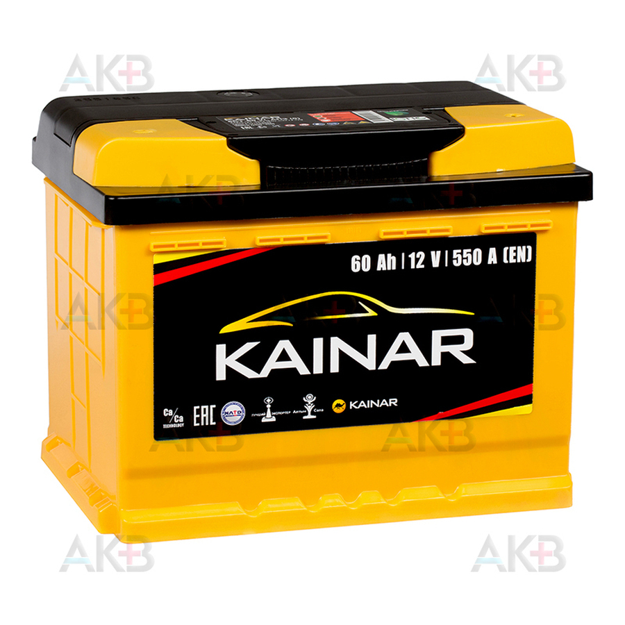 Автомобильный аккумулятор Kainar 6СТ60 VL АПЗ о.п. 60Ач 550А (242x175x190)
