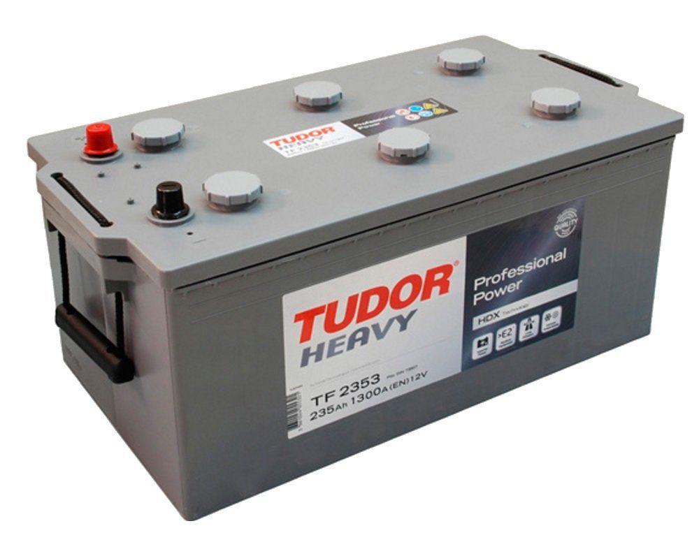 Автомобильный аккумулятор Tudor Heavy Professional Power 235 А·ч евро 1300А (518x276x242) TF2353