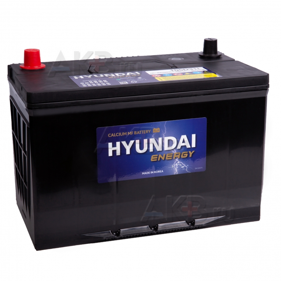 Автомобильный аккумулятор HYUNDAI 105D31L 12V 90Ah 680A (301x175x225) обр. пол.
