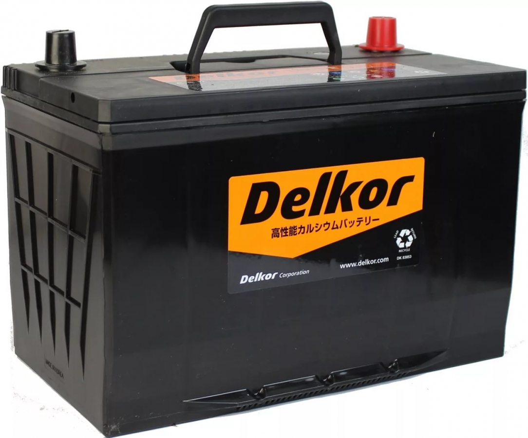 Автомобильный аккумулятор Delkor 125D31R (105L 800A 306x173x225)