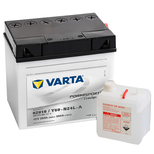 Мото аккумулятор VARTA Powersports Freshpack 52515 12V 25Ah 300А (186x130x171) о/п 525 015 022, сух.