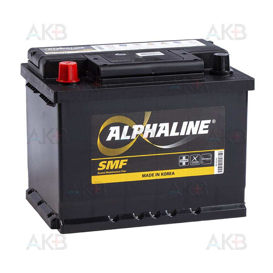 Автомобильный аккумулятор Alphaline Standard 56031 12V 60Ah 480A (242x175x190) L2 пр
