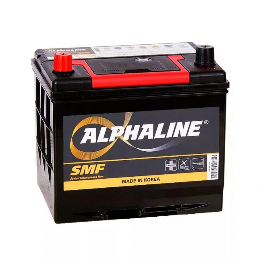 Автомобильный аккумулятор Alphaline Standard 75D23R 65R 580A 232x172x220