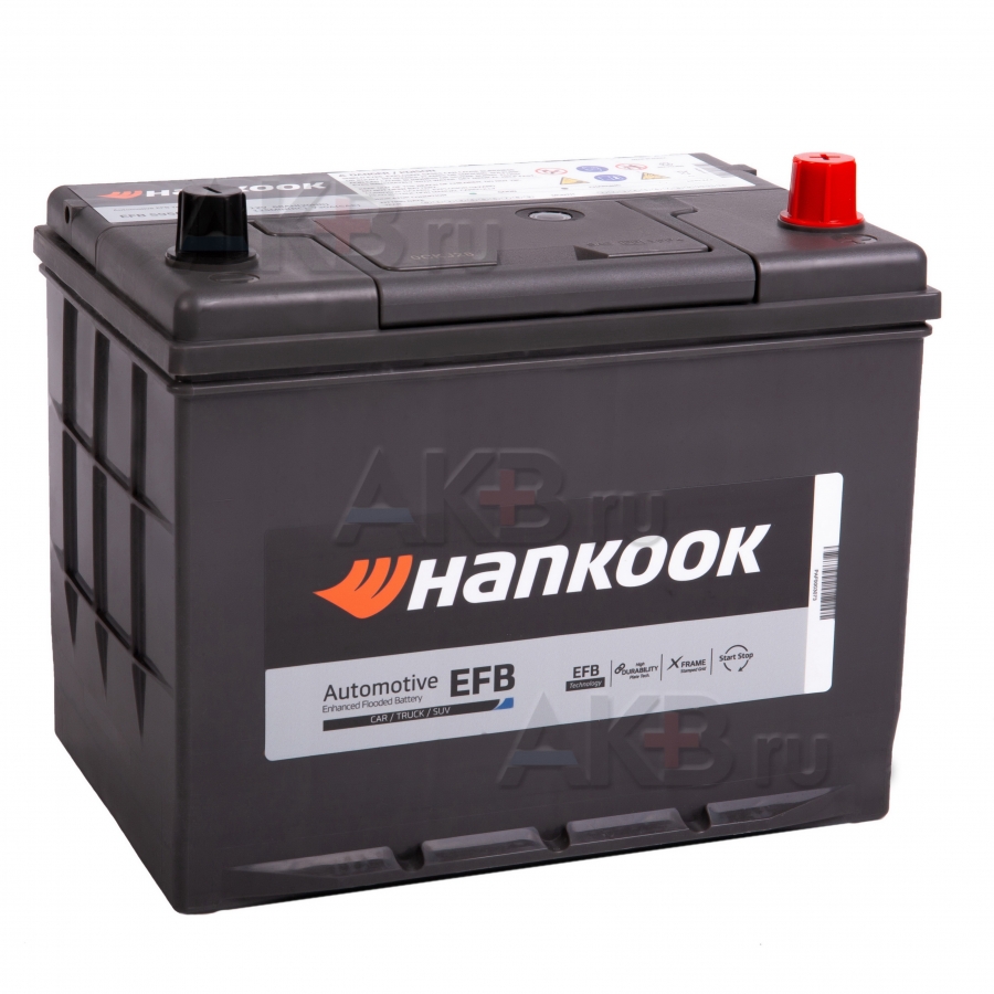 Автомобильный аккумулятор Hankook EFB 100D26L (68R 730А 258x173x225) Start-Stop