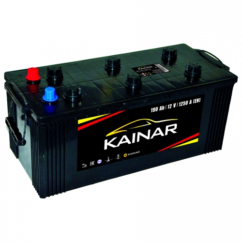Автомобильный аккумулятор Kainar 6СТ-190 АПЗ Euro 190Ач о.п. 1250A 524x239x240