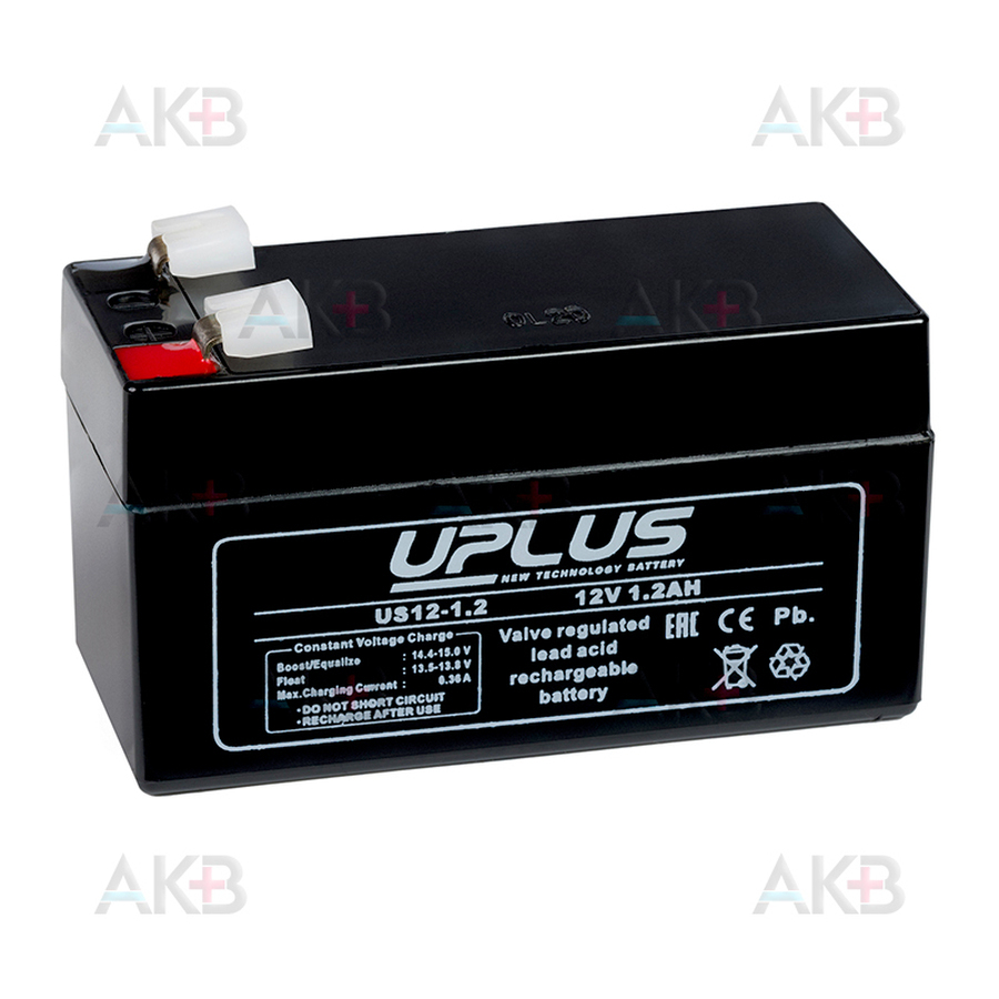 Аккумуляторная батарея Uplus US12-1.2 | 12V 1.2Ah (97x43x52)