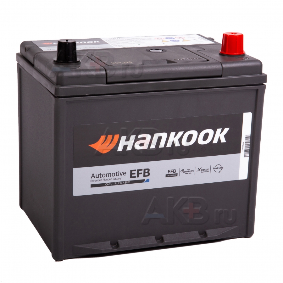 Автомобильный аккумулятор Hankook EFB 90D23L (65R 670А 232x173x225) Start-Stop