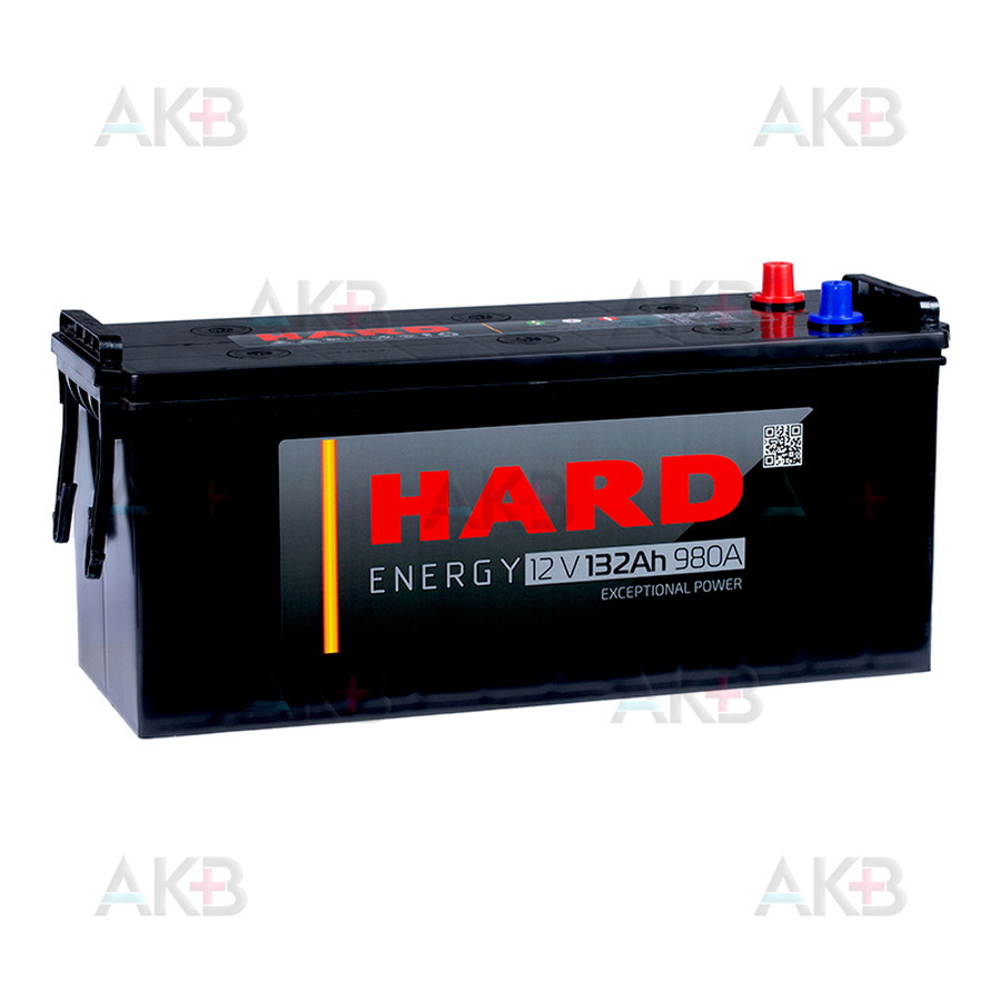 Автомобильный аккумулятор HARD 132 Ач 980A п.п. (513х189х230) Calcium Plus