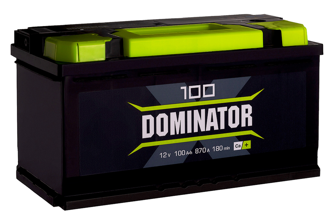 Автомобильный аккумулятор Dominator 100L 870А 353x175x190